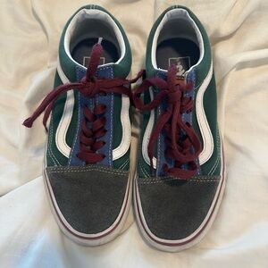 Vans Old Skool Low Top Colorblock Sneakers Womens Size 7